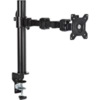 Los mejores  - AmazonBasics - Soporte Simple para monitores- brazo ajustable en altura- acero